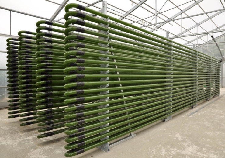 Photobioreactors of algae attached to powerplants as a carbon capture mechanism. Source: Wikipedia